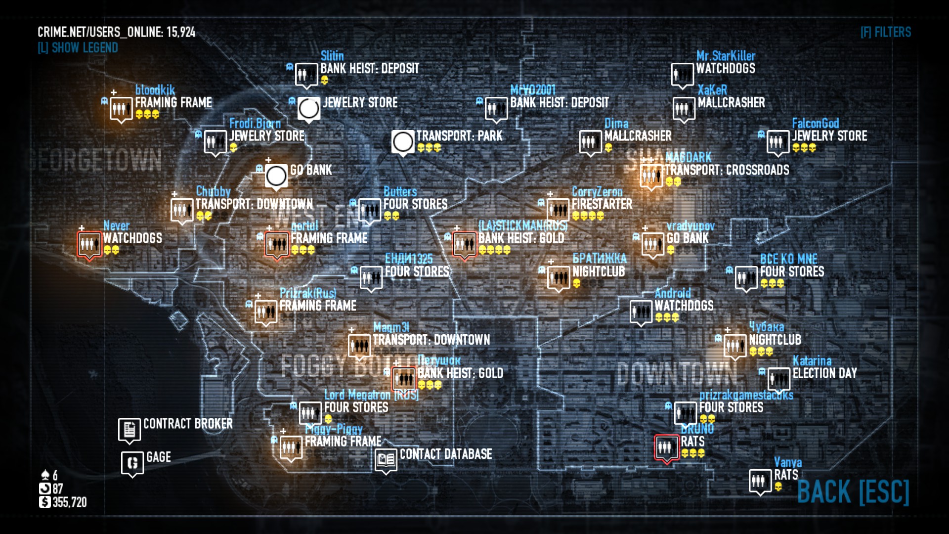 Payday 2 bank map фото 61